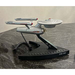Telemania STAR TREK USS ENTERPRISE TELEPHONE Landline 1993 WORKS SIGNED